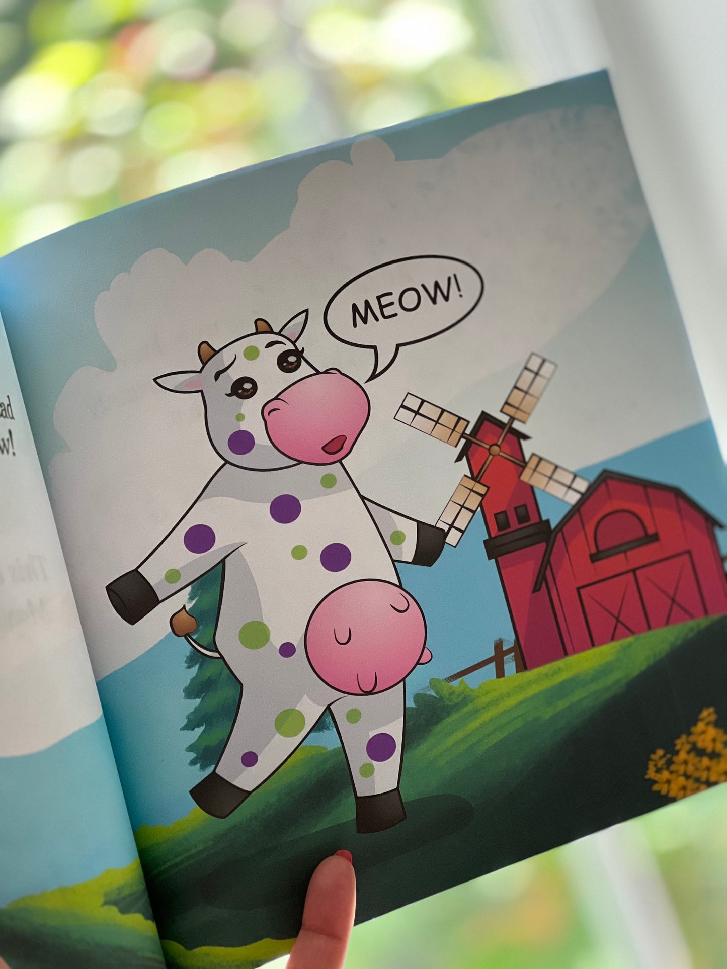 The Polka-Dot Cow that says Meow